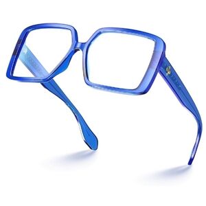 Non Prescription Blue Light Blocking Glasses Eyewear Blue Frame